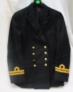 British Royal Navy Lieutenant Reefer Jacket | Trendy Leather Jackets