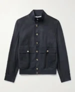 Brunello Cucinelli Suede Blouson Jacket | Trendy Leather Jackets