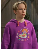 Bunk’d S6 Luke Busey What’s For Lunch Hoodie | Trendy Leather Jackets