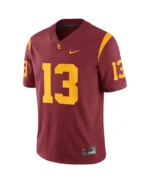 Caleb Williams Cardinal USC Trojans Jersey | Trendy Leather Jackets