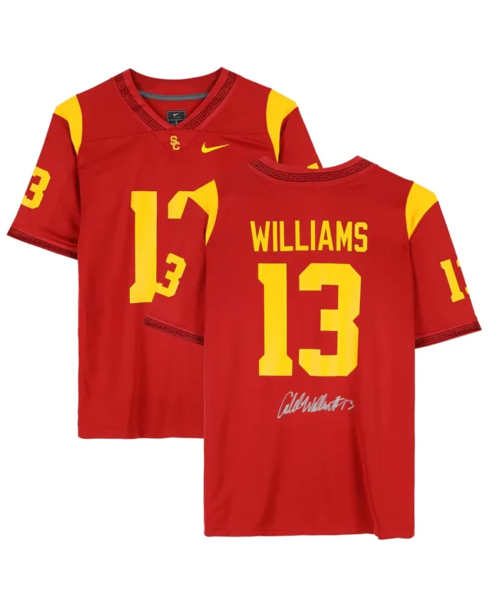Caleb Williams USC Trojans Autographed Nike Limited Jersey | Trendy Leather Jackets