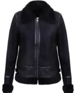 Campinas Black B3 Sheepskin Leather Jacket | Trendy Leather Jackets