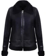 Campinas Black B3 Sheepskin Leather Jacket | Trendy Leather Jackets