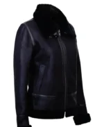 Campinas Black B3 Sheepskin Leather Jacket | Trendy Leather Jackets