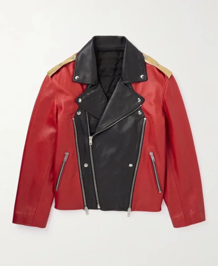 Celine Homme Biker Studded Leather Jacket | Trendy Leather Jackets