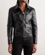 Celine Homme Cropped Leather Blouson Jacket | Trendy Leather Jackets