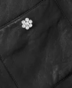 Celine Homme Crystal Embellished Leather Jacket | Trendy Leather Jackets