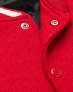 Celine Homme Wool Blend Varsity Jacket | Trendy Leather Jackets