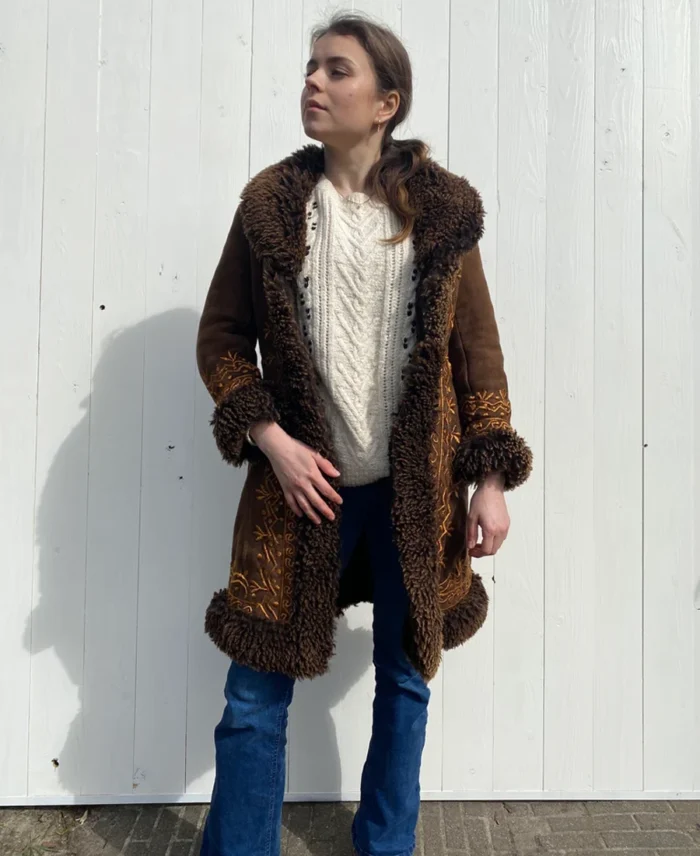 Chaghama Sheepskin Afghan Coat | Trendy Leather Jackets