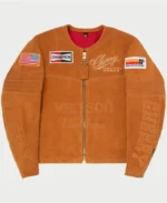 Cherry X Vanson Star Suede Biker Jacket | Trendy Leather Jackets