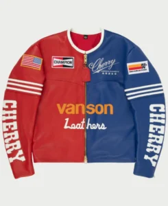 Cherry X Vanson Star USA Biker Jacket | Trendy Leather Jackets
