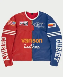 Cherry X Vanson Star USA Biker Jacket | Trendy Leather Jackets