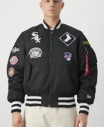 Chicago White Sox Reversible Bomber Jacket | Trendy Leather Jackets