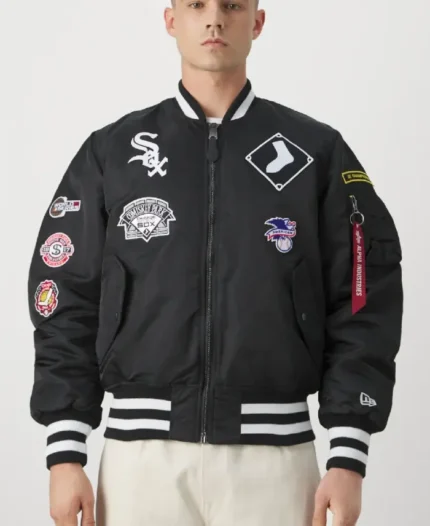 Chicago White Sox Reversible Bomber Jacket | Trendy Leather Jackets