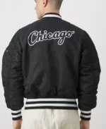 Chicago White Sox Reversible Bomber Jacket | Trendy Leather Jackets