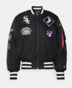 Chicago White Sox Reversible Bomber Jacket | Trendy Leather Jackets