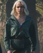 Christine Chapel Star Trek Strange New Worlds Green Jacket | Trendy Leather Jackets