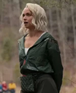 Christine Chapel Star Trek Strange New Worlds Green Jacket | Trendy Leather Jackets
