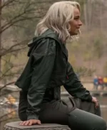 Christine Chapel Star Trek Strange New Worlds Green Jacket | Trendy Leather Jackets