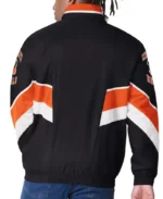 Cincinnati Bengals Captain Black Varsity Satin Jacket | Trendy Leather Jackets