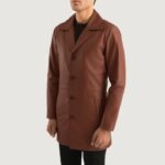 Classmith Brown Leather Coat - TLJ