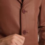 Classmith Brown Leather Coat - TLJ