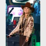 CMT Music Awards Lainey Wilson Fringed Jacket | Trendy Leather Jackets
