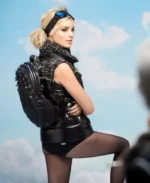 Coco Neige Ribbon Tweed Puffer Jacket | Trendy Leather Jackets