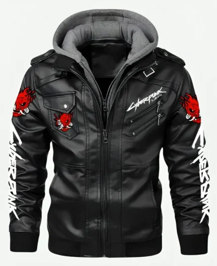 Cyberpunk 2077 Samurai Leather Jacket | Trendy Leather Jackets