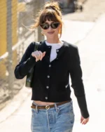 Dakota Johnson Black Cardigan