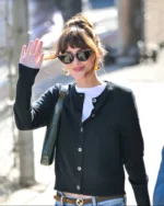 Dakota Johnson Black Cardigan