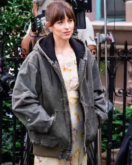Dakota Johnson Materialists Hooded Jacket