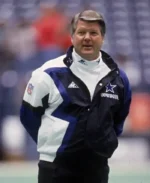 Dallas Cowboys Apex One Jimmy Johnson Jacket | Trendy Leather Jackets
