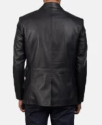 Daron Black Leather Blazer | Trendy Leather Jackets