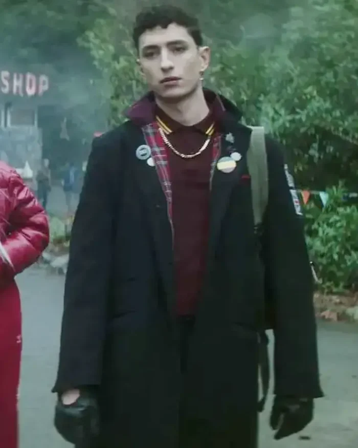 Dead Boy Detectives Charles Rowland Black Coat | Trendy Leather Jackets