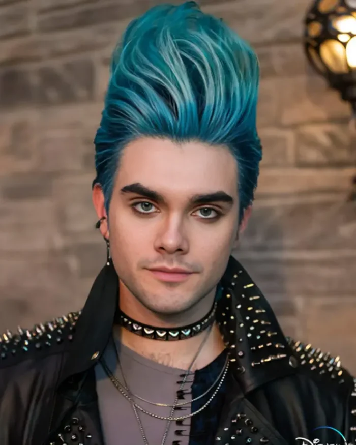 Descendants: The Rise of Red Hades Studded Leather Jacket | Trendy Leather Jackets