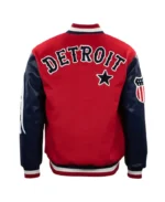 Detroit Stars Vintage Varsity Wool / Leather Jacket | Trendy Leather Jackets