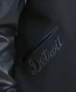 Detroit Tigers Black Varsity Jacket | TLJ