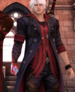 Devil May Cry 4 Nero Blue Coat | Trendy Leather Jackets