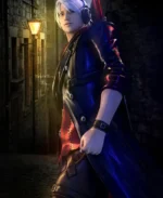 Devil May Cry 4 Nero Blue Coat | Trendy Leather Jackets