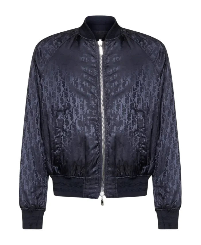 Dior Oblique Black Bomber Jacket | Trendy Leather Jackets