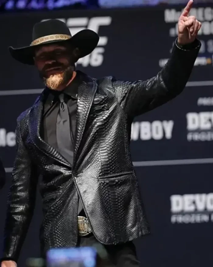 Donald Cerrone Python Jacket | Trendy Leather Jackets