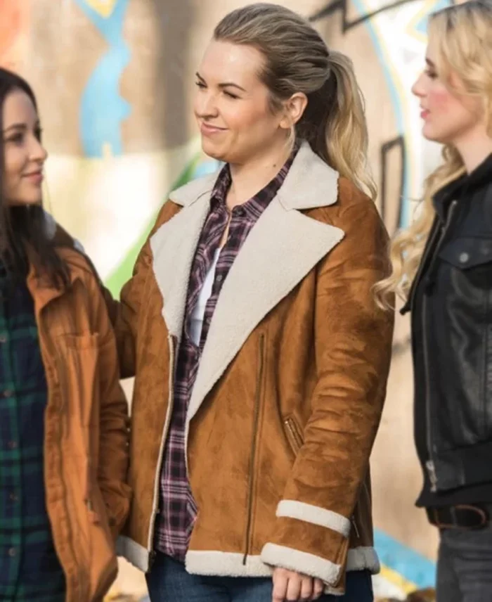 Donna Hanscum Supernatural Suede Jacket | Trendy Leather Jackets