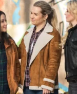 Donna Hanscum Supernatural Suede Jacket | Trendy Leather Jackets