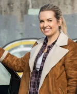 Donna Hanscum Supernatural Suede Jacket | Trendy Leather Jackets