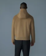 Double Face Wool Hooded Jacket | Trendy Leather Jackets