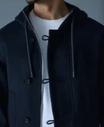Double Face Wool Hooded Jacket | Trendy Leather Jackets