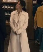 Dr. Gabriela Torabi Paradise White Long Coat | Trendy Leather Jackets