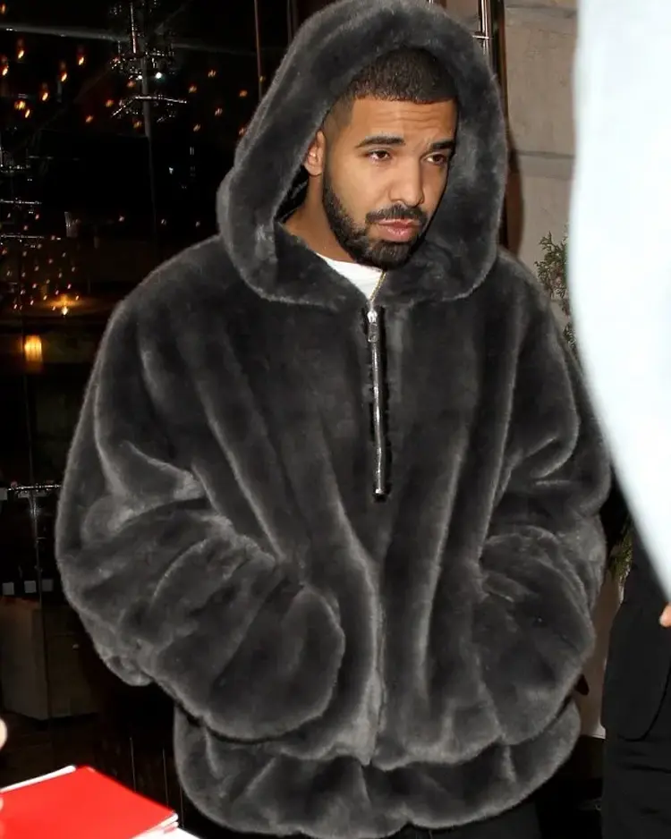 Drake Fuzzy Jacket | Trendy Leather Jackets