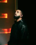 Drake OVO OG Black Leather Hoodie | Trendy Leather Jackets